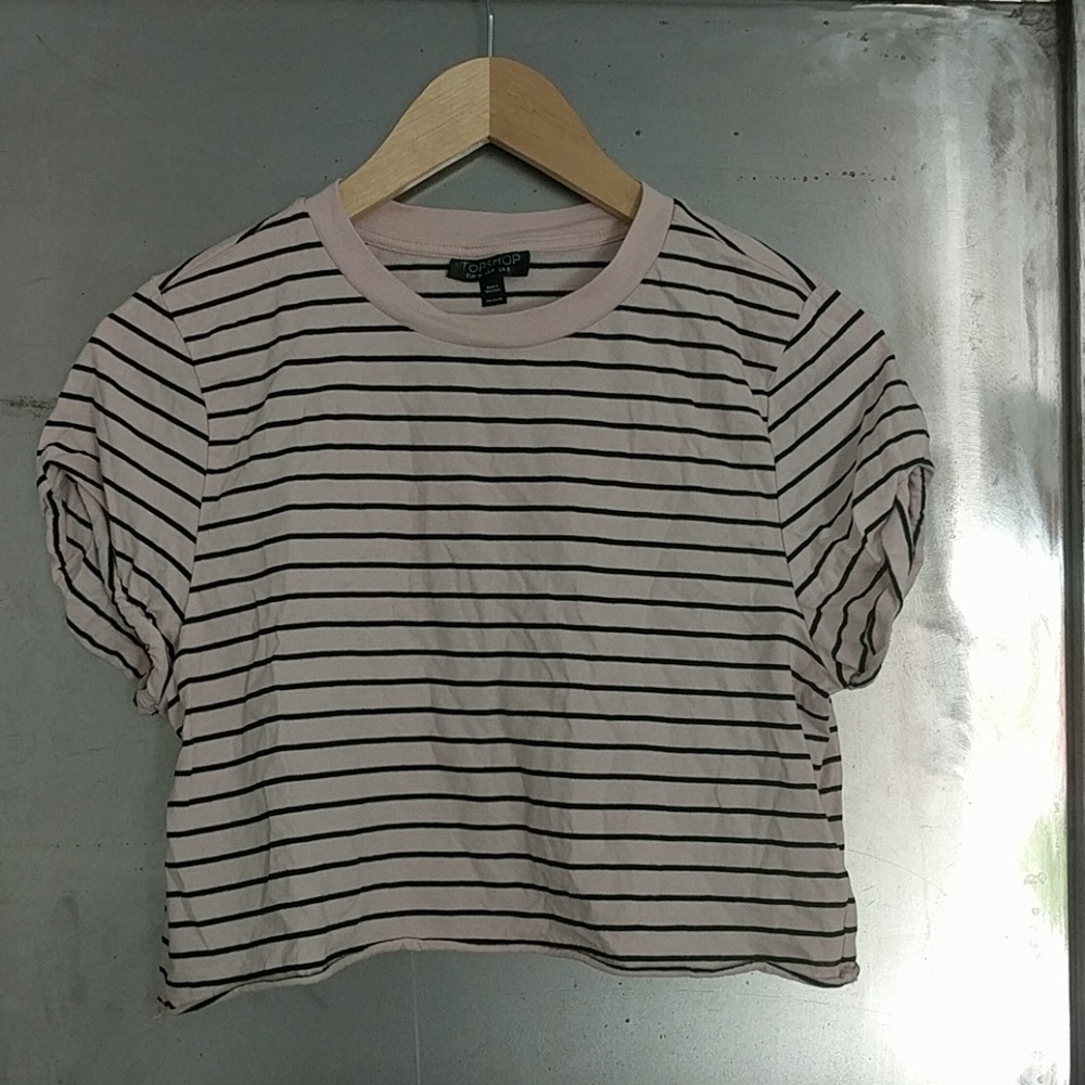 Pink Top Shoo Crop Top